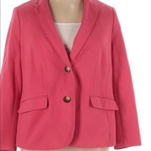 PINK TALBOTS BLAZER 22W
